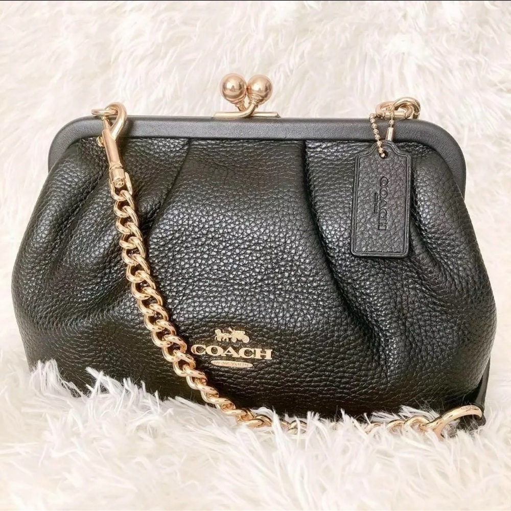 Coach Nora Black Leather Women's Bag